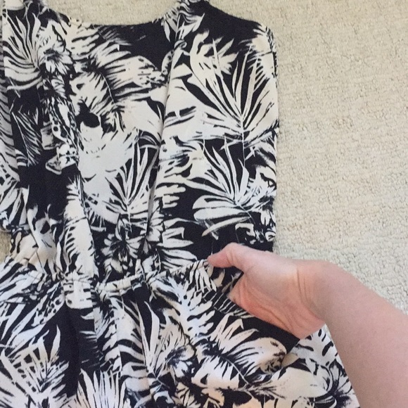 Sold -Black and white jumpsuit - Picture 3 of 3